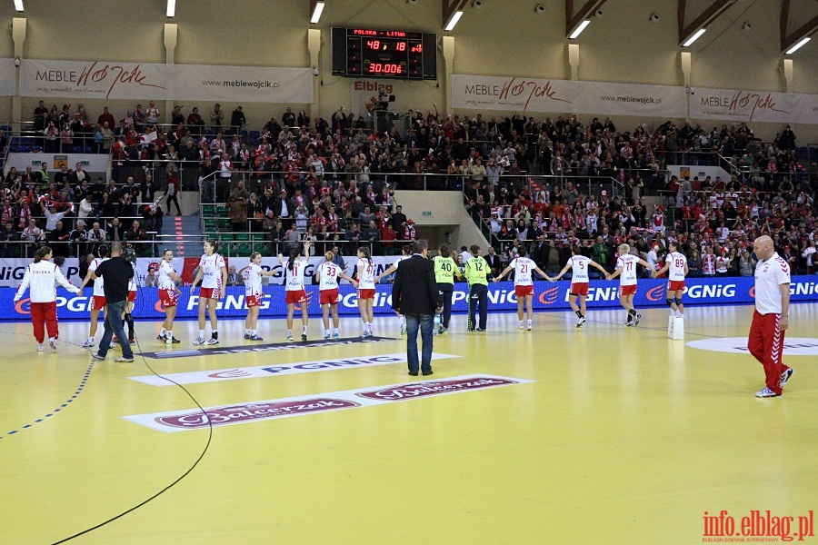 Mecz Polska-Litwa/ Elblg, 21.11.2012, fot. 41