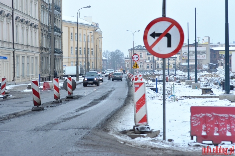 Elblg w przebudowie - grudzie 2012, fot. 1