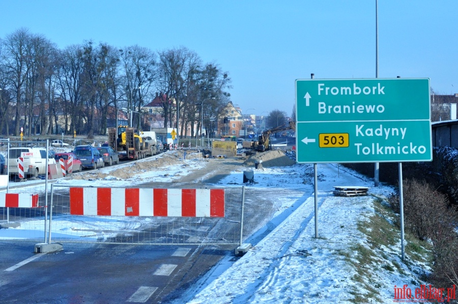 Elblg w przebudowie - grudzie 2012, fot. 31