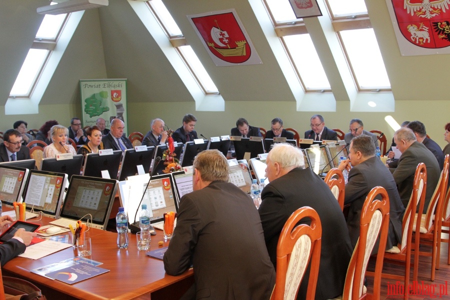 XIX Sesja Rady Powiatu w Elblgu, fot. 3