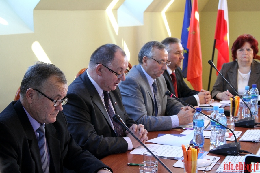 XIX Sesja Rady Powiatu w Elblągu, fot. 5