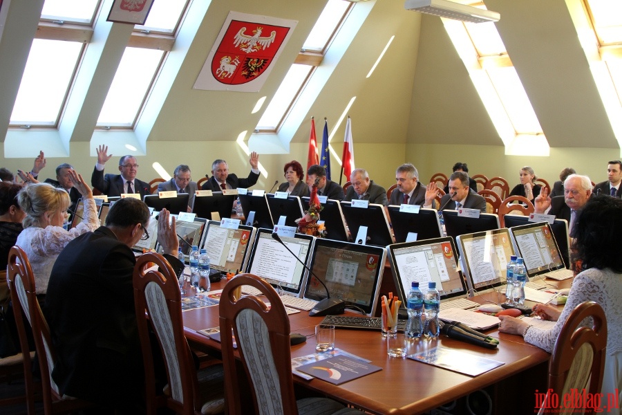 XIX Sesja Rady Powiatu w Elblgu, fot. 9