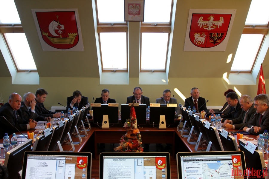 XIX Sesja Rady Powiatu w Elblgu, fot. 11