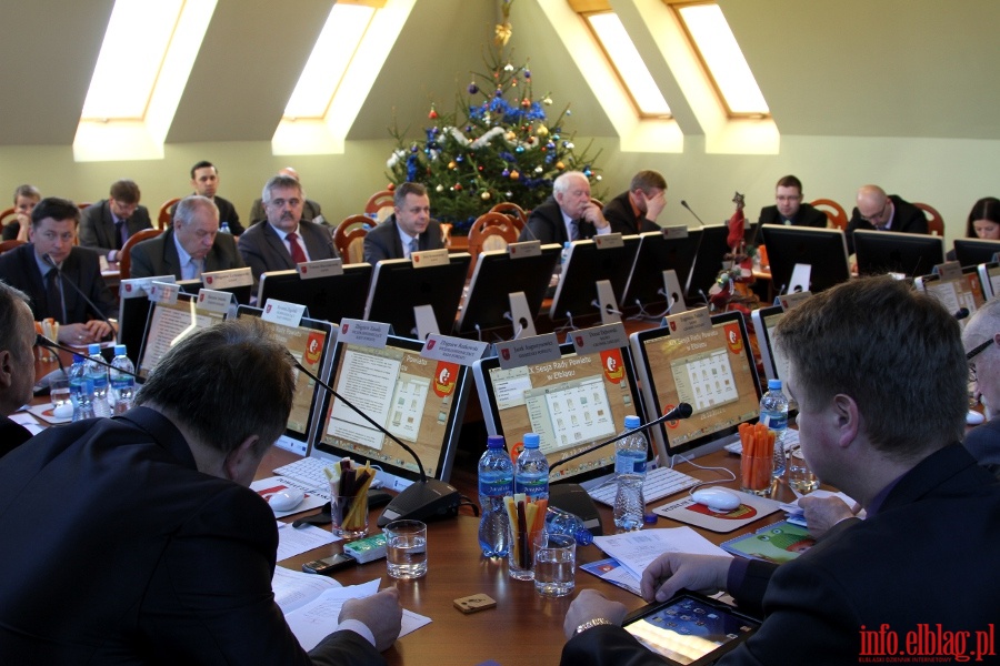 XIX Sesja Rady Powiatu w Elblgu, fot. 14