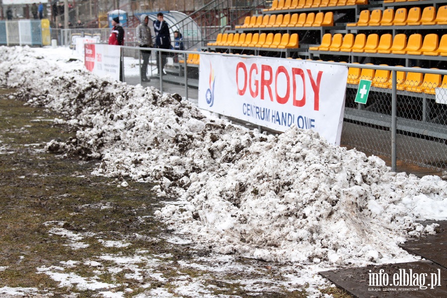 II liga: Olimpia Elblg - Motor Lublin 1:0, fot. 1