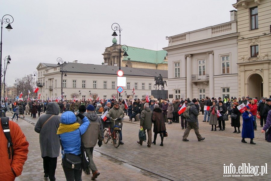 Warszawskie obchody upamitniajce trzeci rocznic katastrofy smoleskiej , fot. 3