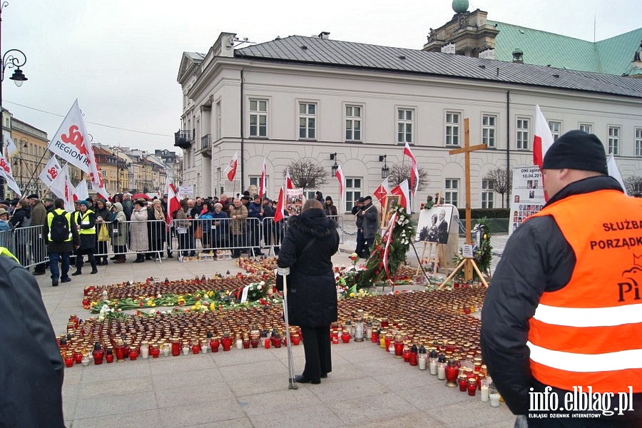 Warszawskie obchody upamitniajce trzeci rocznic katastrofy smoleskiej , fot. 4