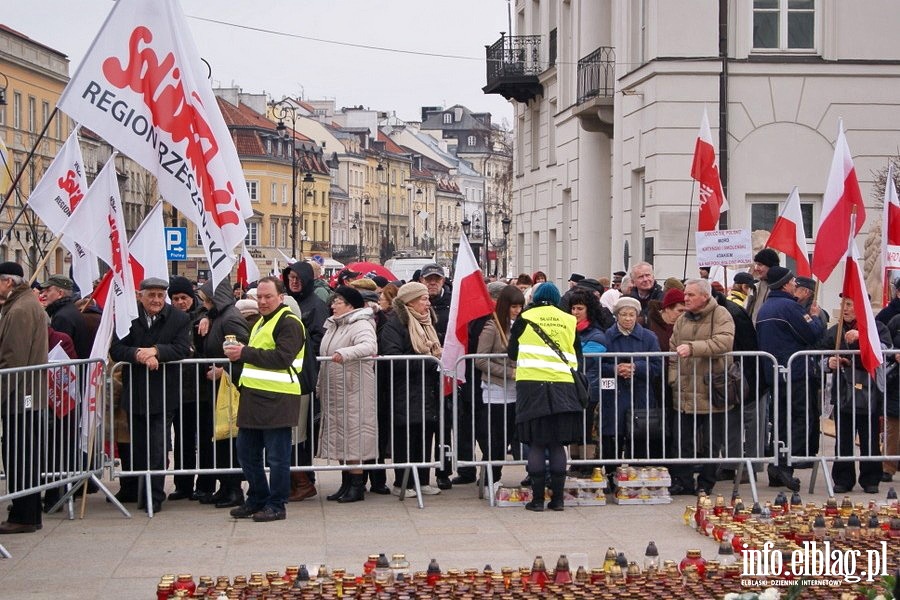 Warszawskie obchody upamitniajce trzeci rocznic katastrofy smoleskiej , fot. 5