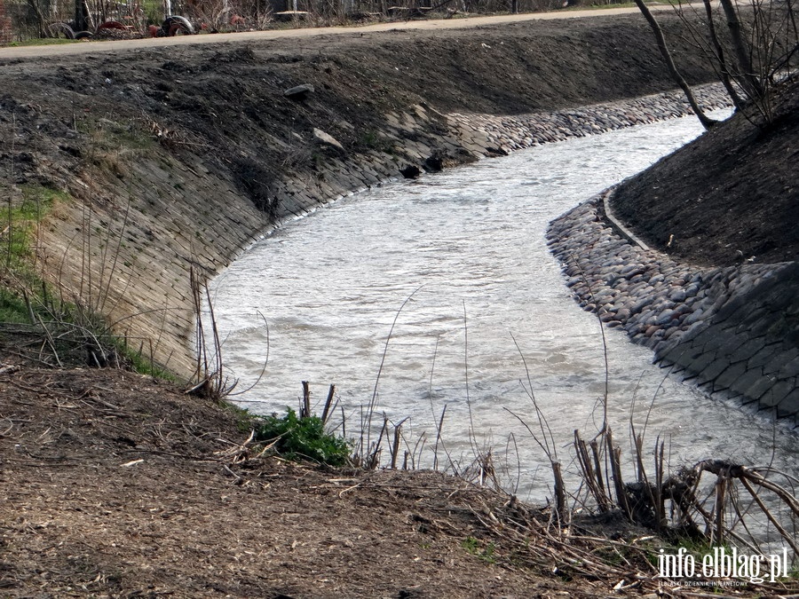 Regulacja rzeki Kumieli - kwiecie 2013r., fot. 9