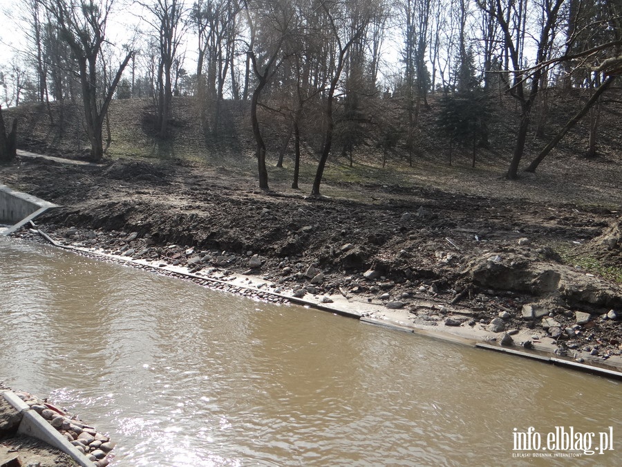 Regulacja rzeki Kumieli - kwiecie 2013r., fot. 50