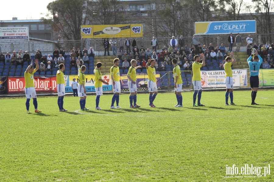 II liga: Olimpia Elblg - Wisa Pock 0:0, fot. 4