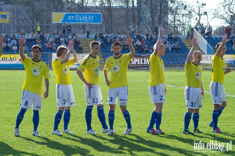 II liga: Olimpia Elblg - Siarka Tarnobrzeg 0:1, fot. 2