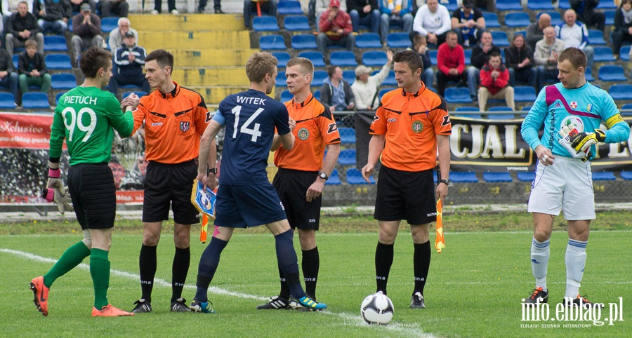 II liga: Olimpia Elblg - Unia Tarnw 1:1, fot. 4