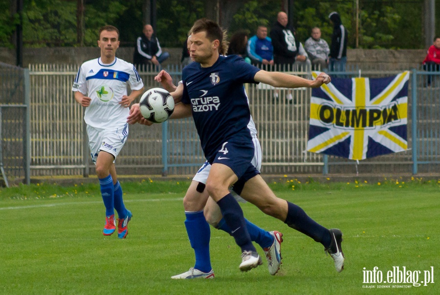 II liga: Olimpia Elblg - Unia Tarnw 1:1, fot. 12