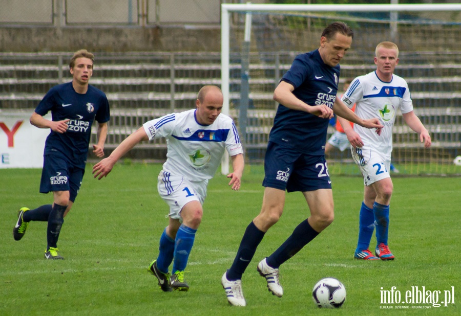II liga: Olimpia Elblg - Unia Tarnw 1:1, fot. 29