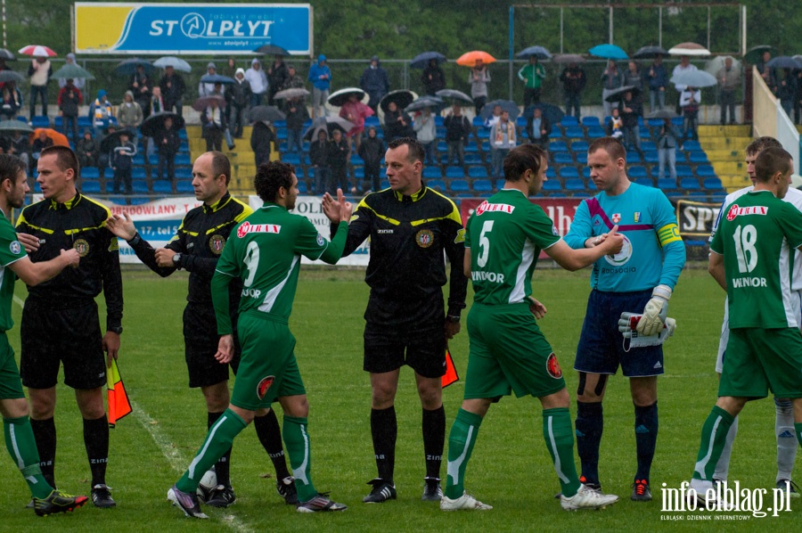 II liga: Olimpia Elblg - Radomiak Radom 1:0, fot. 6