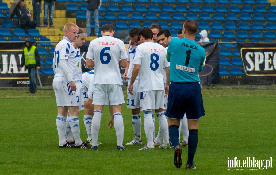 II liga: Olimpia Elblg - Radomiak Radom 1:0, fot. 7