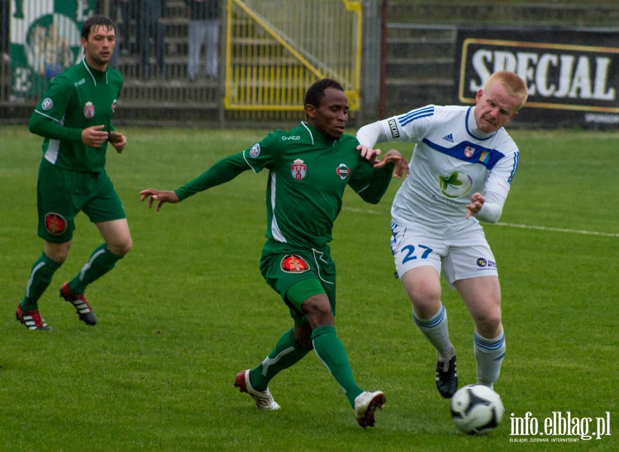 II liga: Olimpia Elblg - Radomiak Radom 1:0, fot. 9