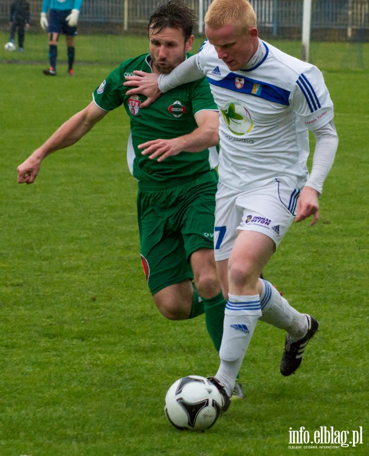 II liga: Olimpia Elblg - Radomiak Radom 1:0, fot. 10