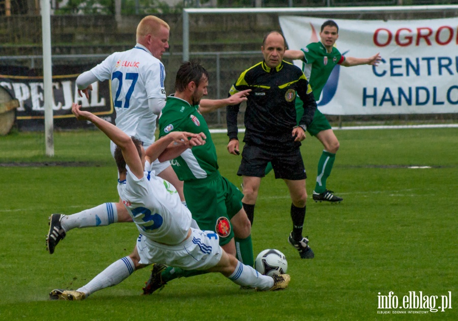 II liga: Olimpia Elblg - Radomiak Radom 1:0, fot. 11