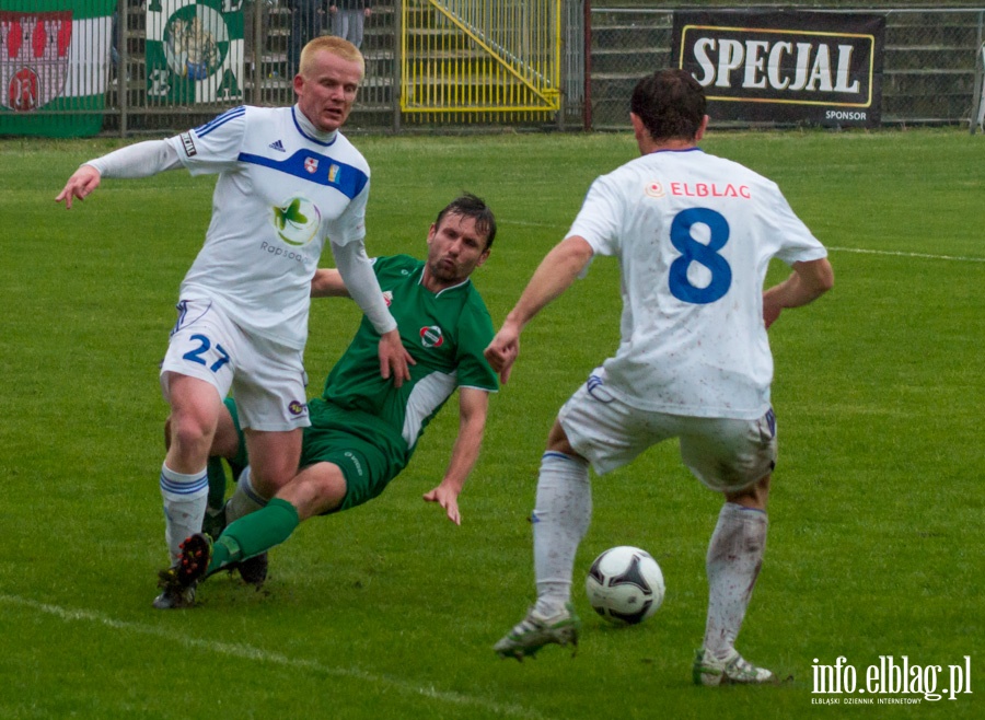 II liga: Olimpia Elblg - Radomiak Radom 1:0, fot. 12