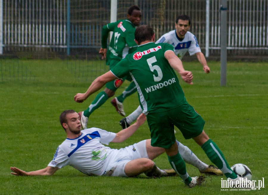 II liga: Olimpia Elblg - Radomiak Radom 1:0, fot. 15
