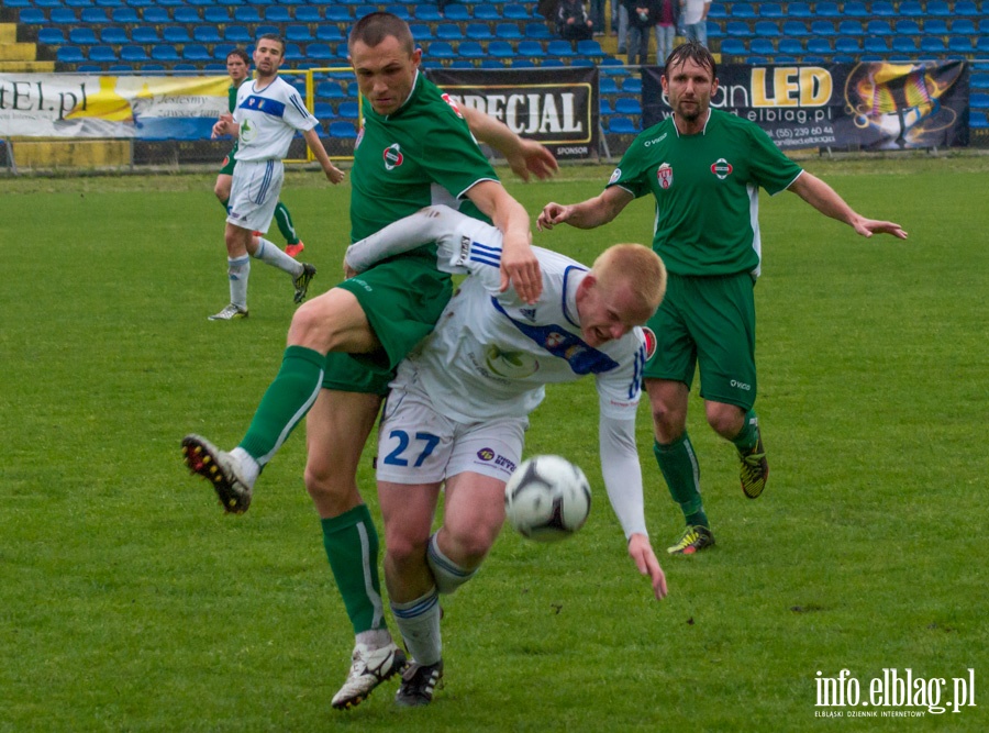 II liga: Olimpia Elblg - Radomiak Radom 1:0, fot. 17