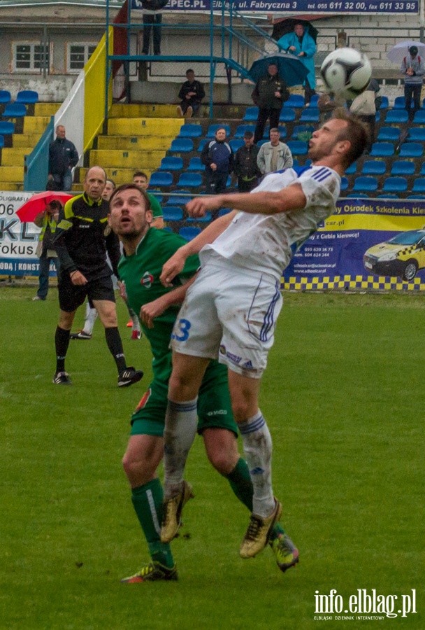 II liga: Olimpia Elblg - Radomiak Radom 1:0, fot. 21