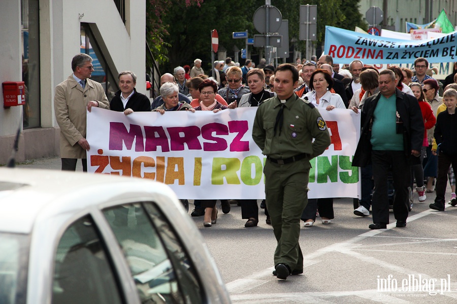 III Marsz dla ycia i rodziny w Elblgu - maj 2013, fot. 1