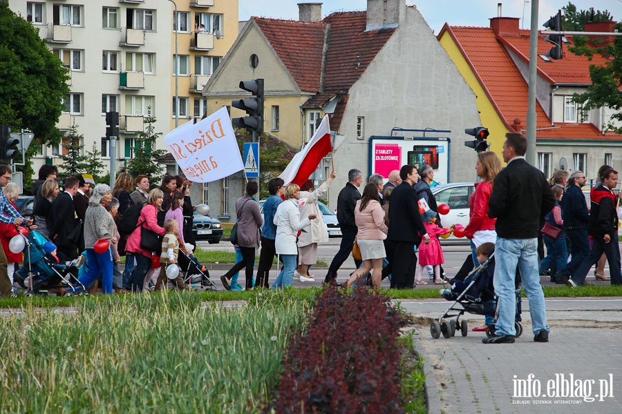 III Marsz dla ycia i rodziny w Elblgu - maj 2013, fot. 13