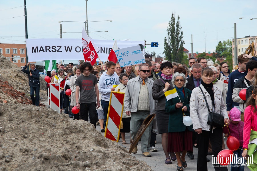 III Marsz dla ycia i rodziny w Elblgu - maj 2013, fot. 19