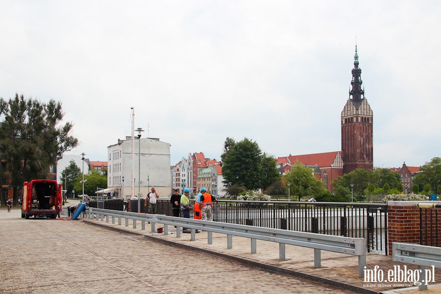 Przebudowa wschodniego nabrzea rzeki Elblg - maj 2013r., fot. 9