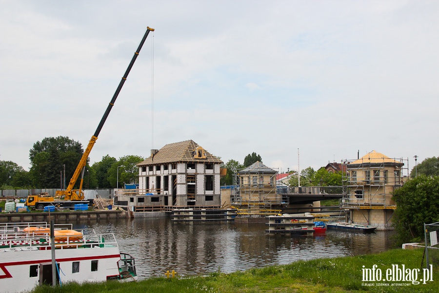 Przebudowa wschodniego nabrzea rzeki Elblg - maj 2013r., fot. 21