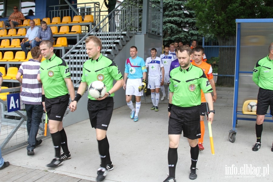 II liga: Concordia Elblg - Olimpia Elblg 0:1, fot. 2