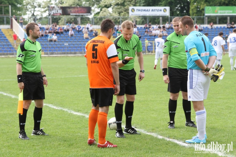 II liga: Concordia Elbląg - Olimpia Elbląg 0:1, fot. 7