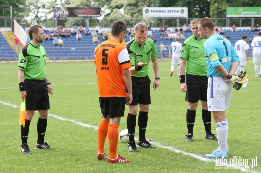 II liga: Concordia Elblg - Olimpia Elblg 0:1, fot. 7