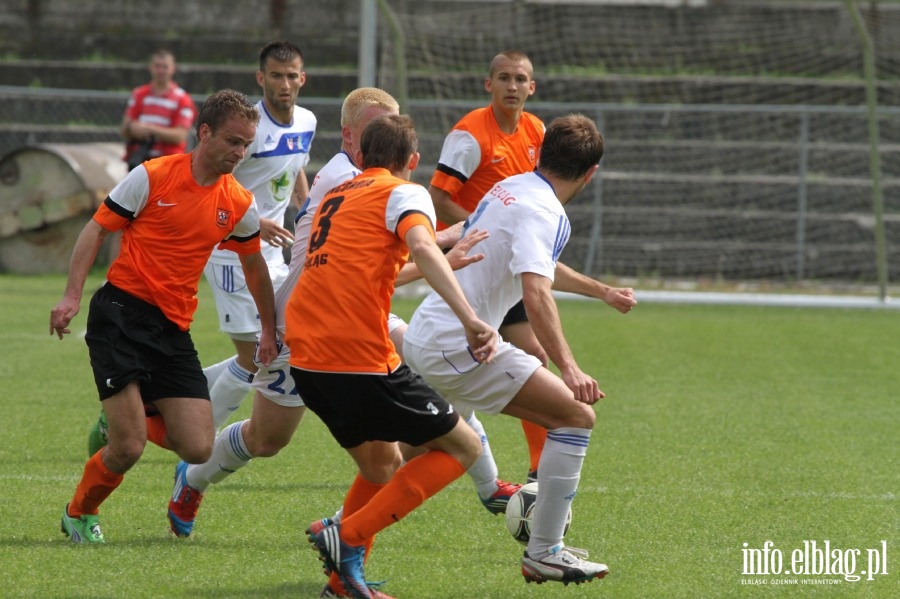 II liga: Concordia Elblg - Olimpia Elblg 0:1, fot. 12