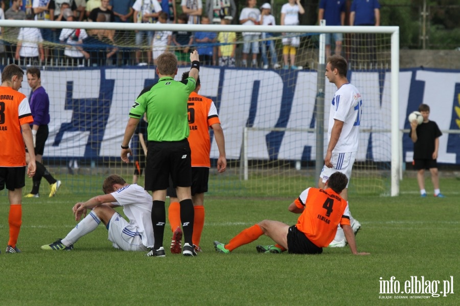 II liga: Concordia Elblg - Olimpia Elblg 0:1, fot. 25