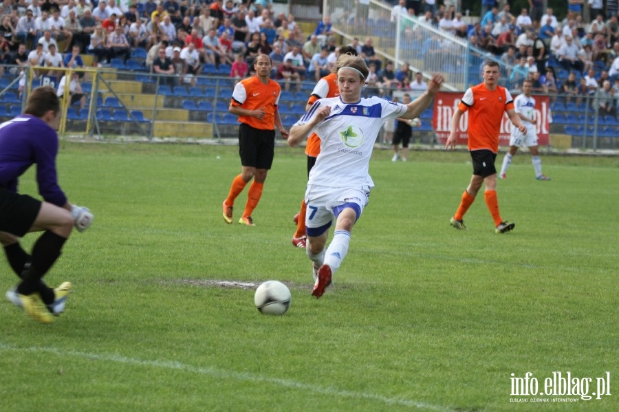 II liga: Concordia Elblg - Olimpia Elblg 0:1, fot. 45