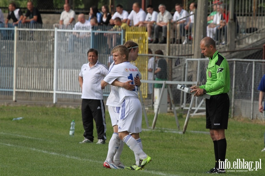 II liga: Concordia Elbląg - Olimpia Elbląg 0:1, fot. 48