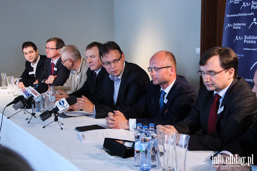 Wyjazdowe posiedzenie Klubu Parlamentarnego Solidarnej Polski z zarządem SP w Elblągu, fot. 6
