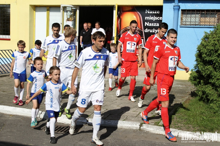 II liga: Olimpia Elblg - Wisa Puawy 0:0, fot. 1