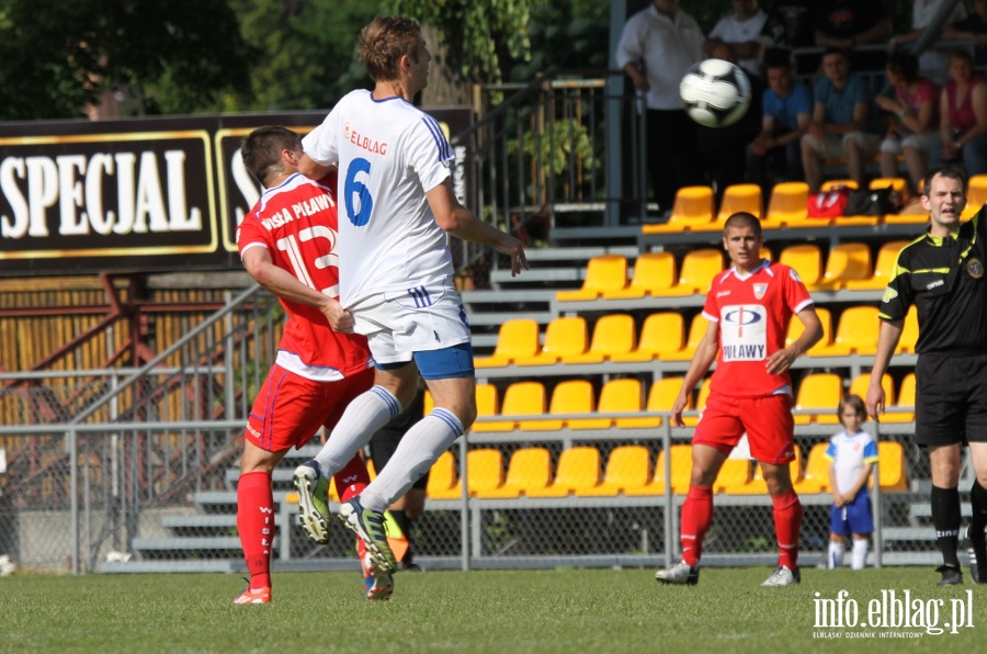 II liga: Olimpia Elblg - Wisa Puawy 0:0, fot. 5