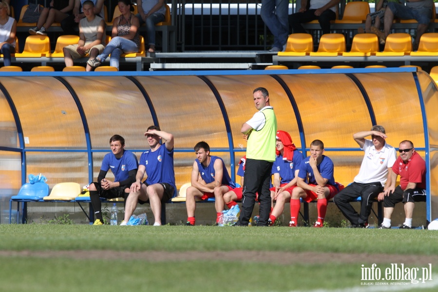 II liga: Olimpia Elblg - Wisa Puawy 0:0, fot. 6