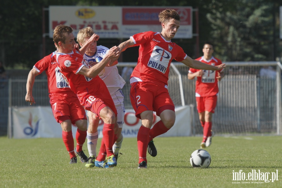 II liga: Olimpia Elblg - Wisa Puawy 0:0, fot. 8