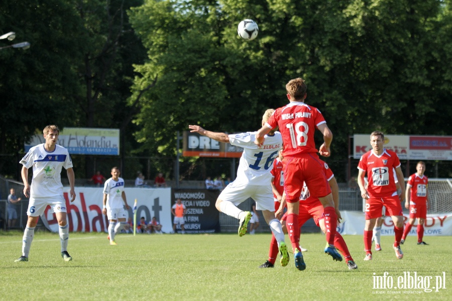 II liga: Olimpia Elblg - Wisa Puawy 0:0, fot. 12