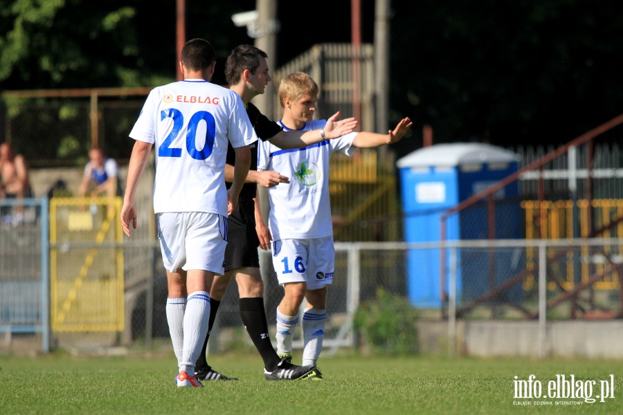 II liga: Olimpia Elblg - Wisa Puawy 0:0, fot. 14