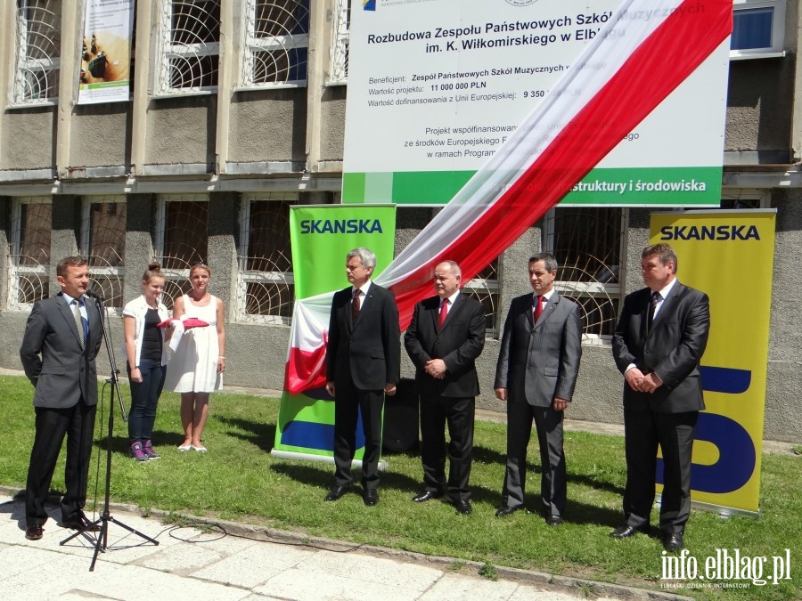 Otwarcie rozbudowy Zespołu Państwowych Szkół Muzycznych w Elblągu - 12.06.2013r., fot. 6