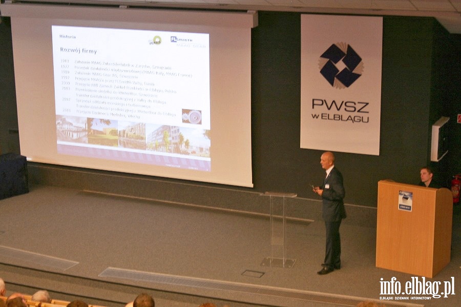Seminarium pt. Elbląskie przekładnie zębate - teoria i praktyka - PWSZ - 13.06.2013r., fot. 2