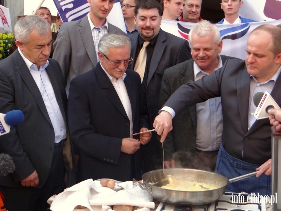 Jajecznica wyborcza - KWW Naszą Partią Jest Elbląg, fot. 10
